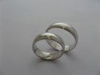 Snubní prsteny vzor snub1-2 rýhy
